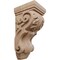 Ekena Millwork 4 1/2"W x 5"D x 10"H Medium Traditional Acanthus Corbel, Mahogany CORW04X05X10TAGM - alternate 1